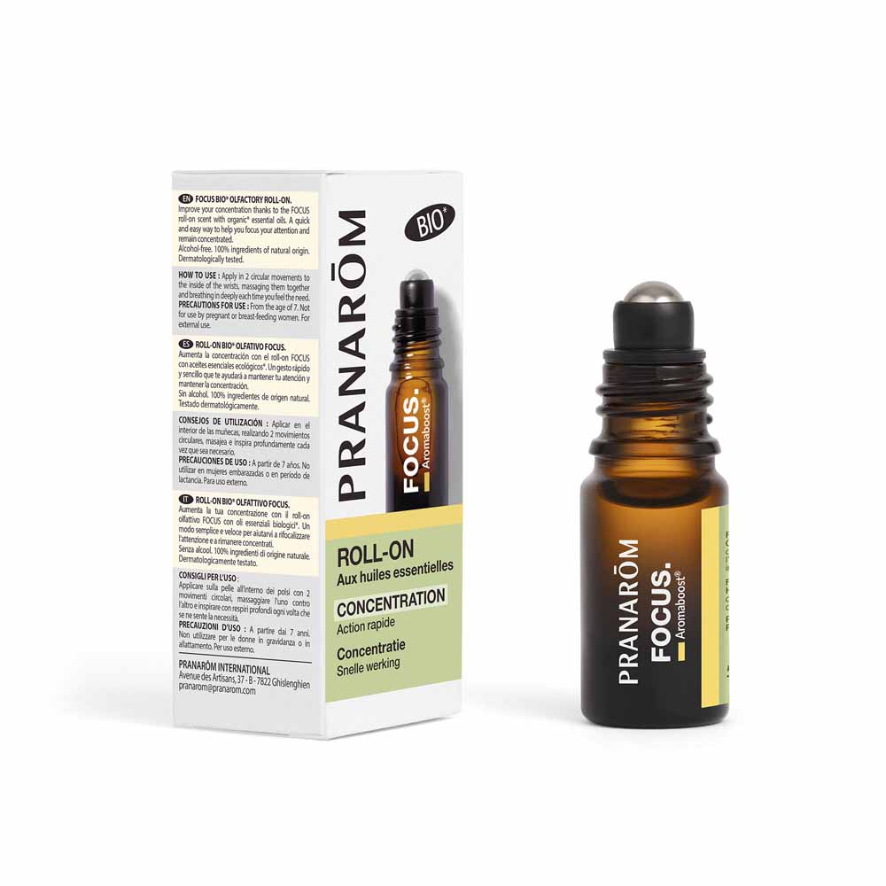 Pranarôm Aromaboost Roll-on Focus Bio 5 ml