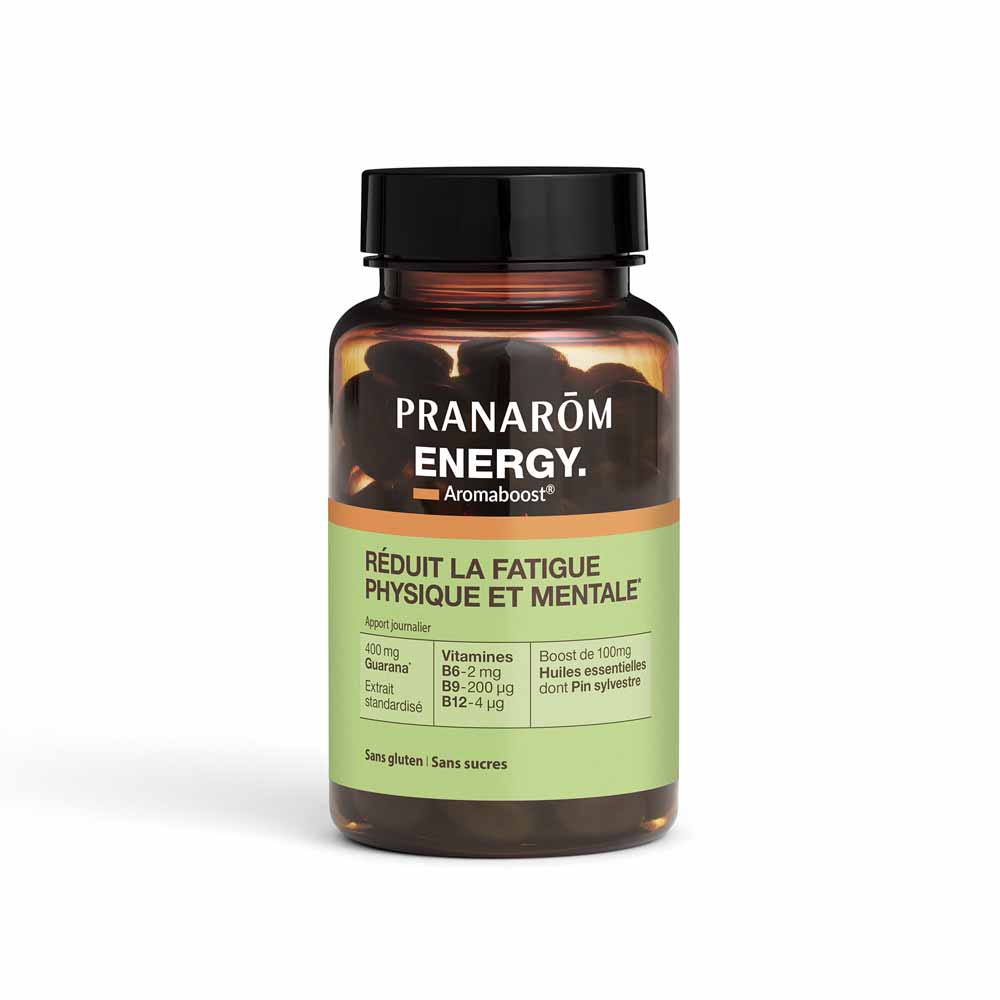 Pranarôm Aromaboost Energía 60 cápsulas