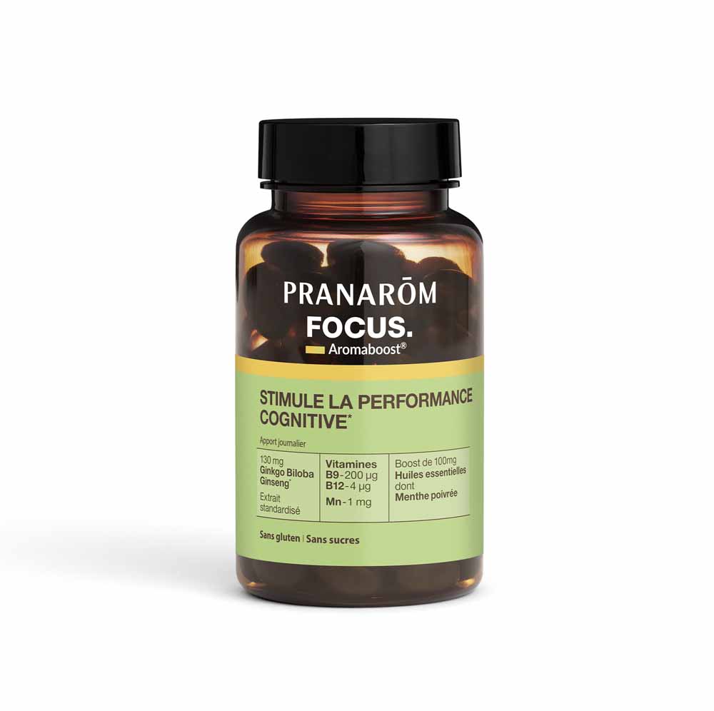 Pranarôm Aromaboost Focus 60 cápsulas