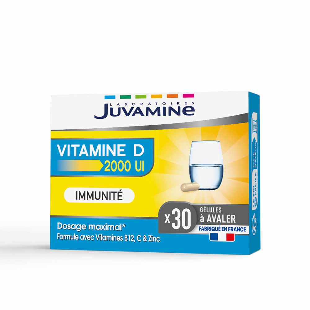 Juvamine Vitamina D 2000 UI 30 cápsulas