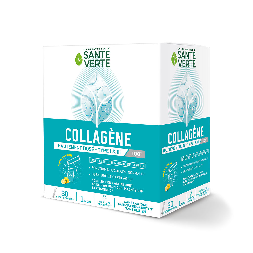 Sante Verte Colágeno Sabor Limón 30 Varillas