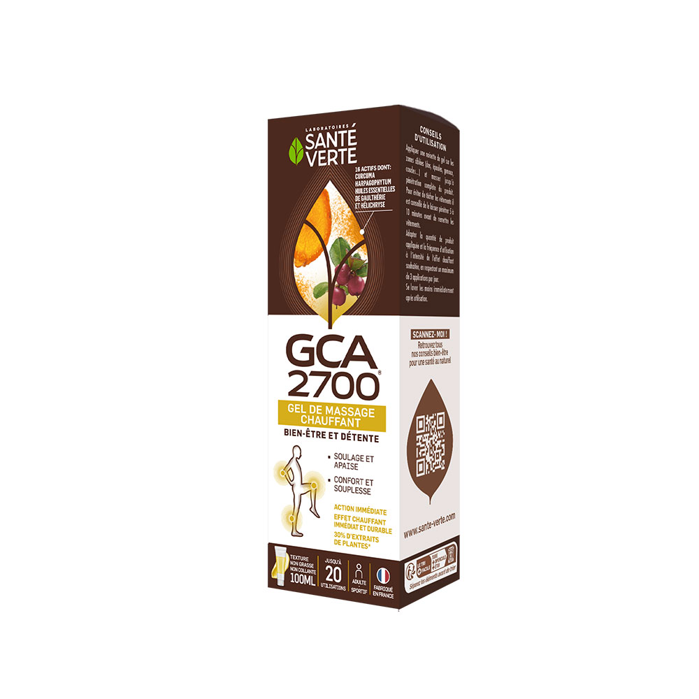 Sante Verte GCA Gel de masaje caliente 100 ml