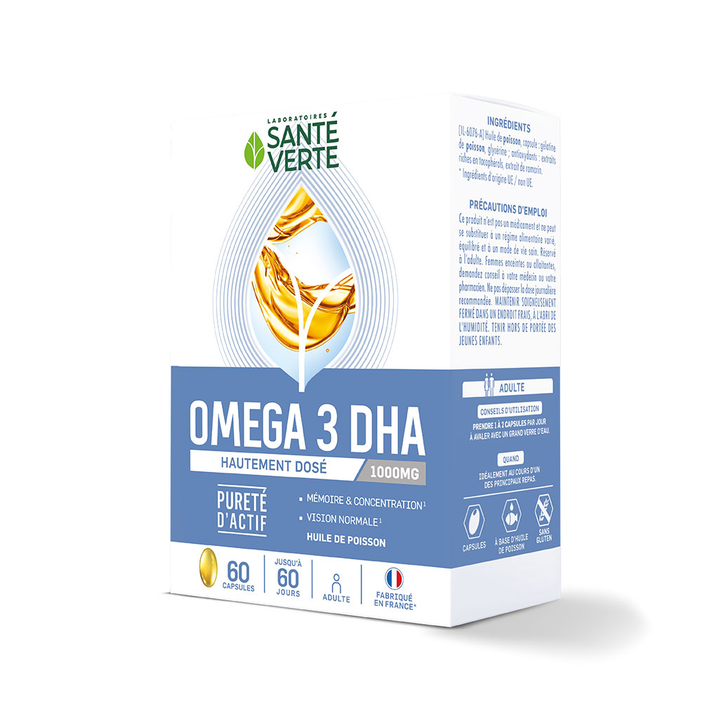 Sante Verte Omega 3 DHA 60 cápsulas