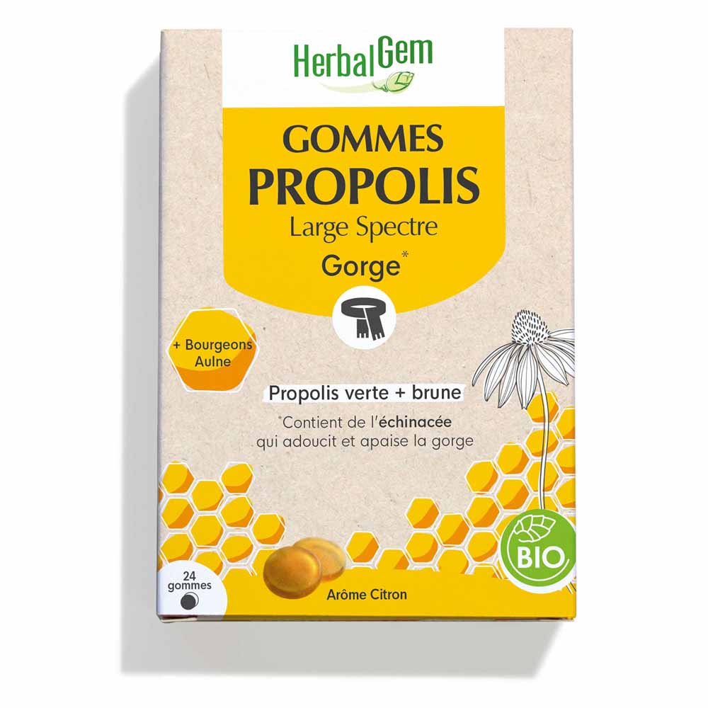 Herbalgem Propolis Caramelos Bio Amplio Espectro x24