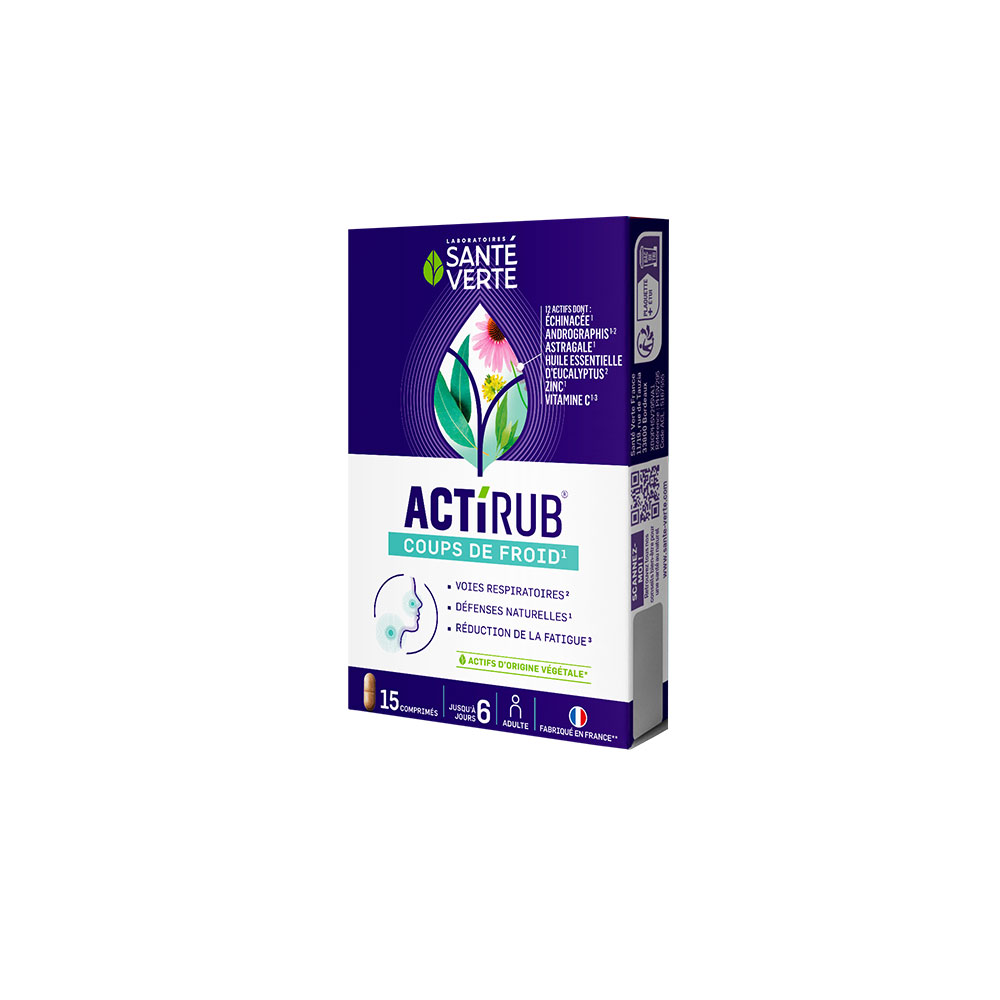 Sante Verte ActiRub Golpes de frío 15 comprimidos