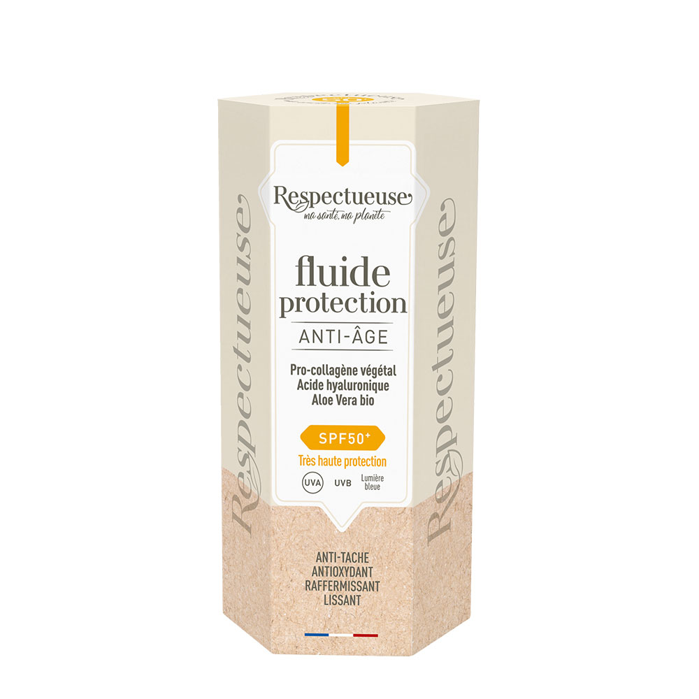 Respectueuse Fluido protección SPF50 antiedad 30ml
