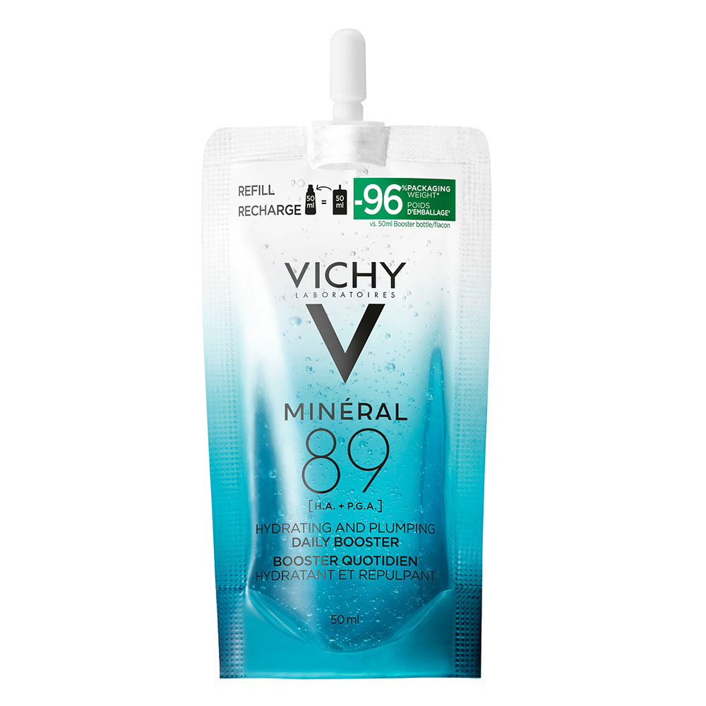 Vichy Mineral 89 Recarga sérum booster diario fortalecedor y rellenador con ácido hialurónico 50 ml
