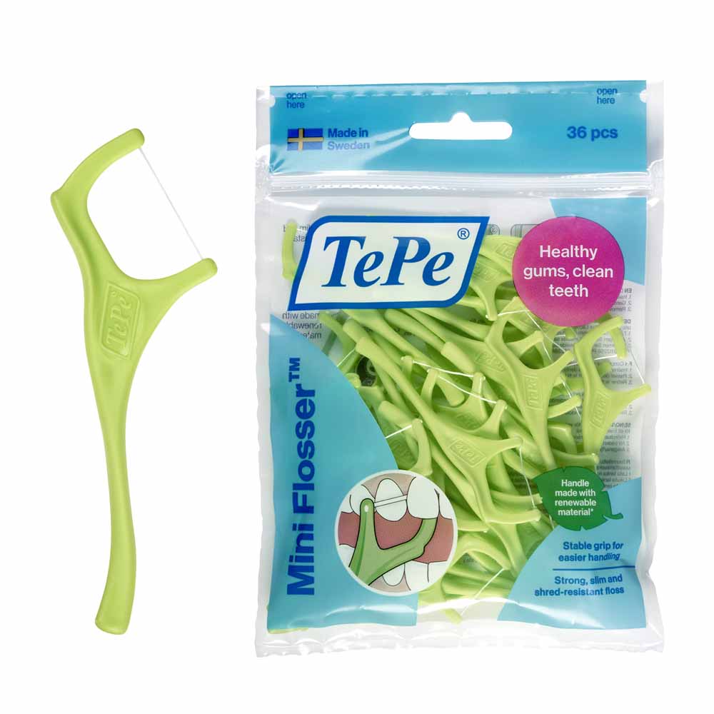 TePe Soporte hilo dental Mini Flosser 36 unidades