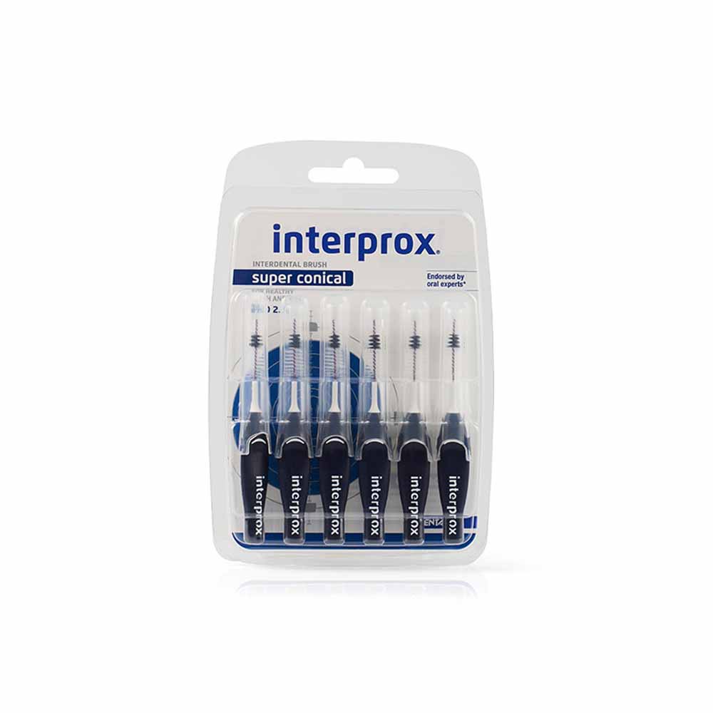 Interprox Super Cónico Cepillos interdentales 2,0 mm 6 unidades