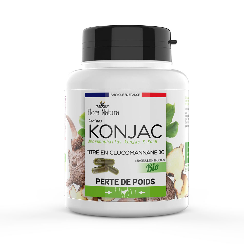 Flora Natura Konjac bio 150 cápsulas