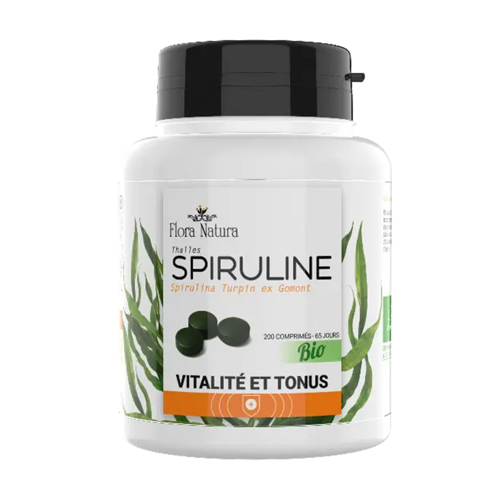 Flora Natura Espirulina ecológica 200 comprimidos