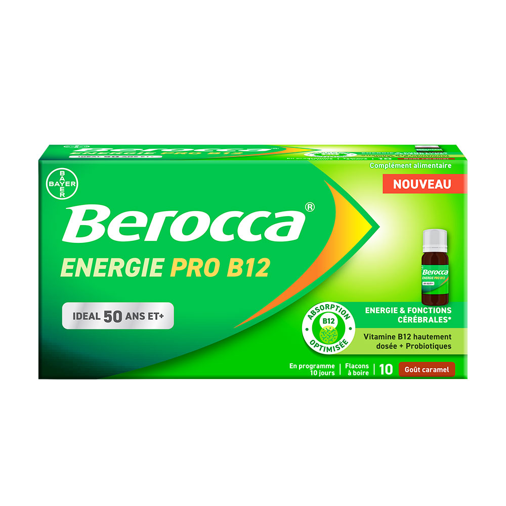 Bayer Berocca Energía Pro B12 50 años 10 ampollas