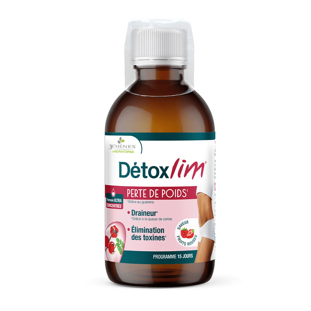 3 Chênes Detoxlim pérdida de peso sabor frutos rojos 500 ml