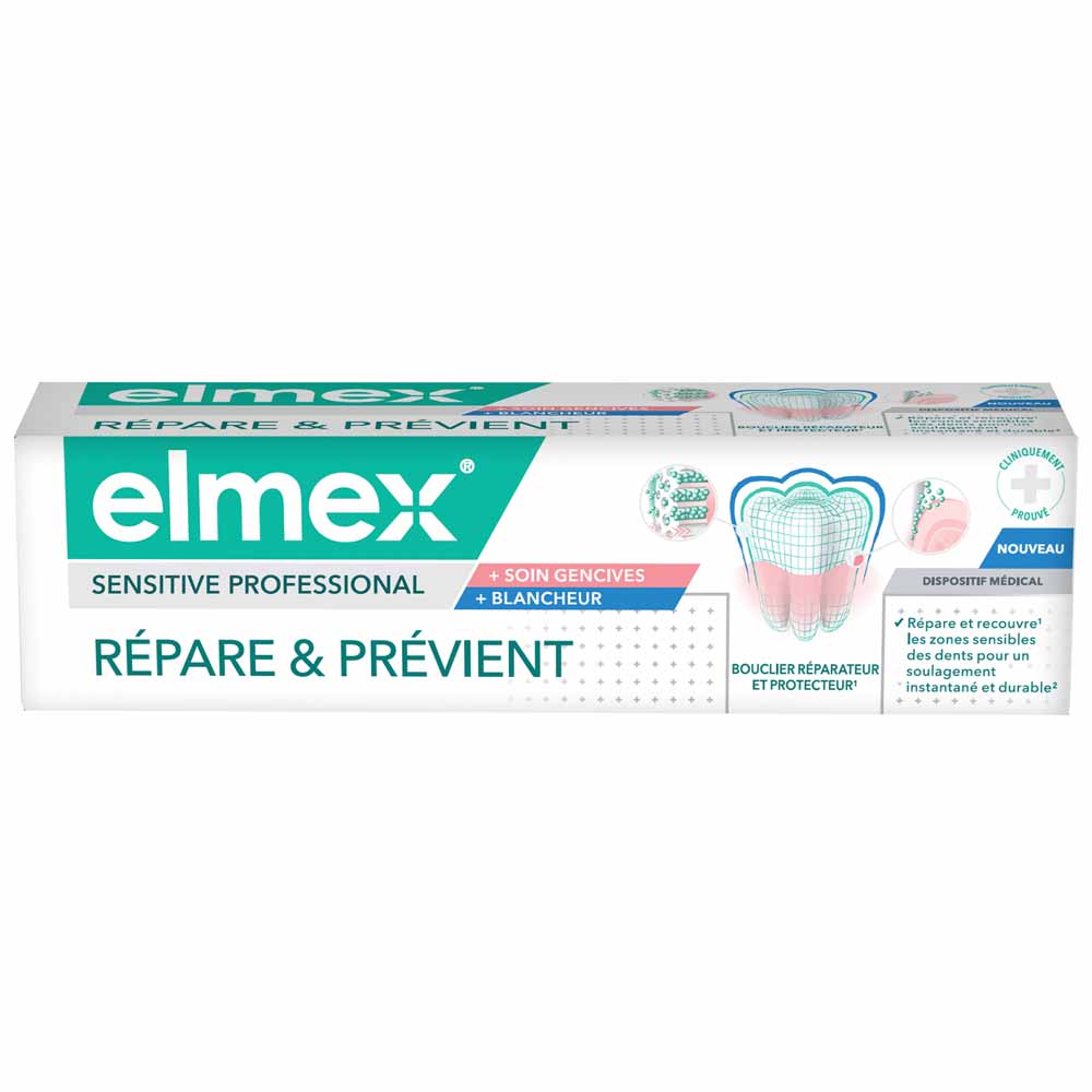 Elmex Sensitive Professional Pasta dentífrica cuidado de encías y blanqueamiento 75 ml