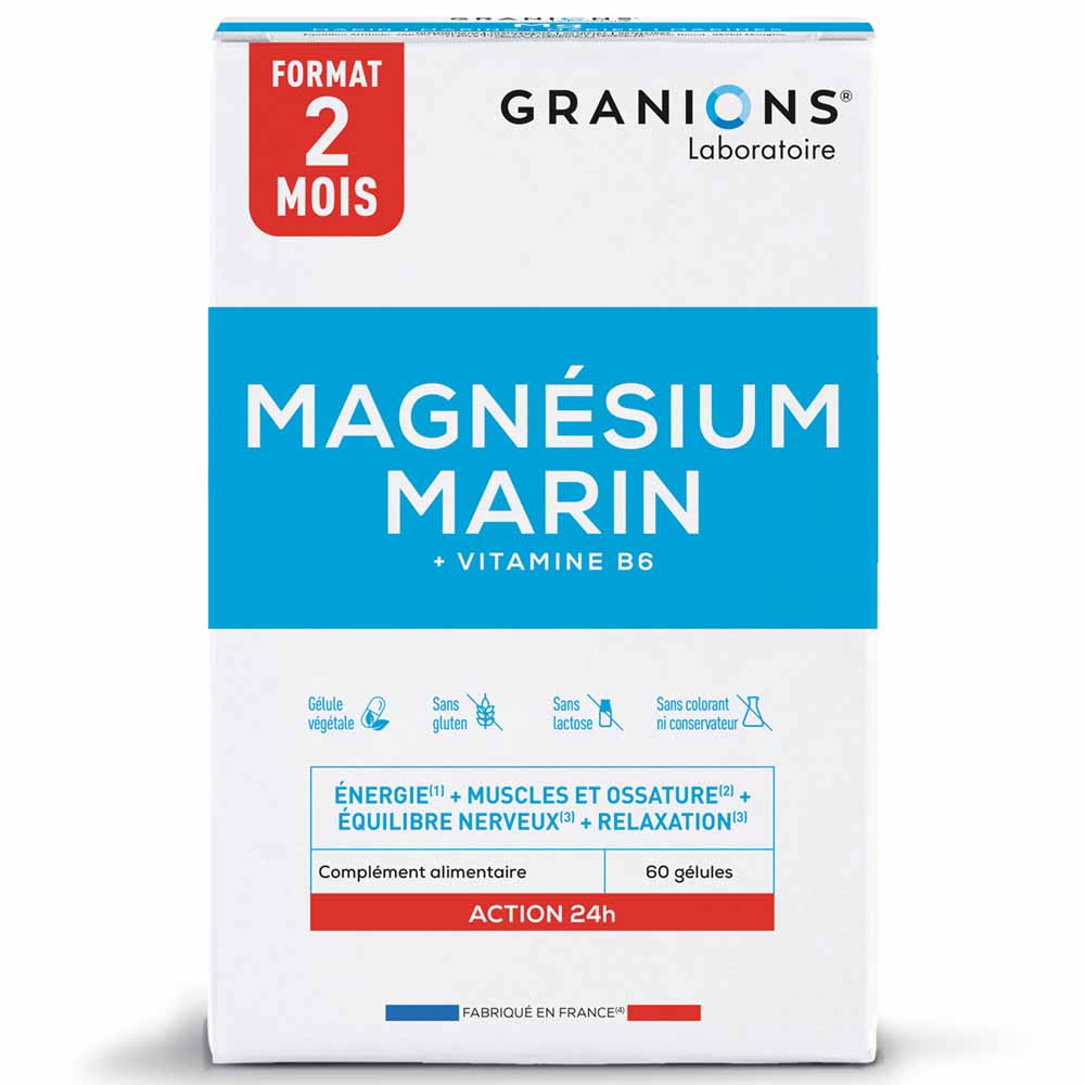 Granions Oligo Magnesio Marino 300 mg 60 cápsulas