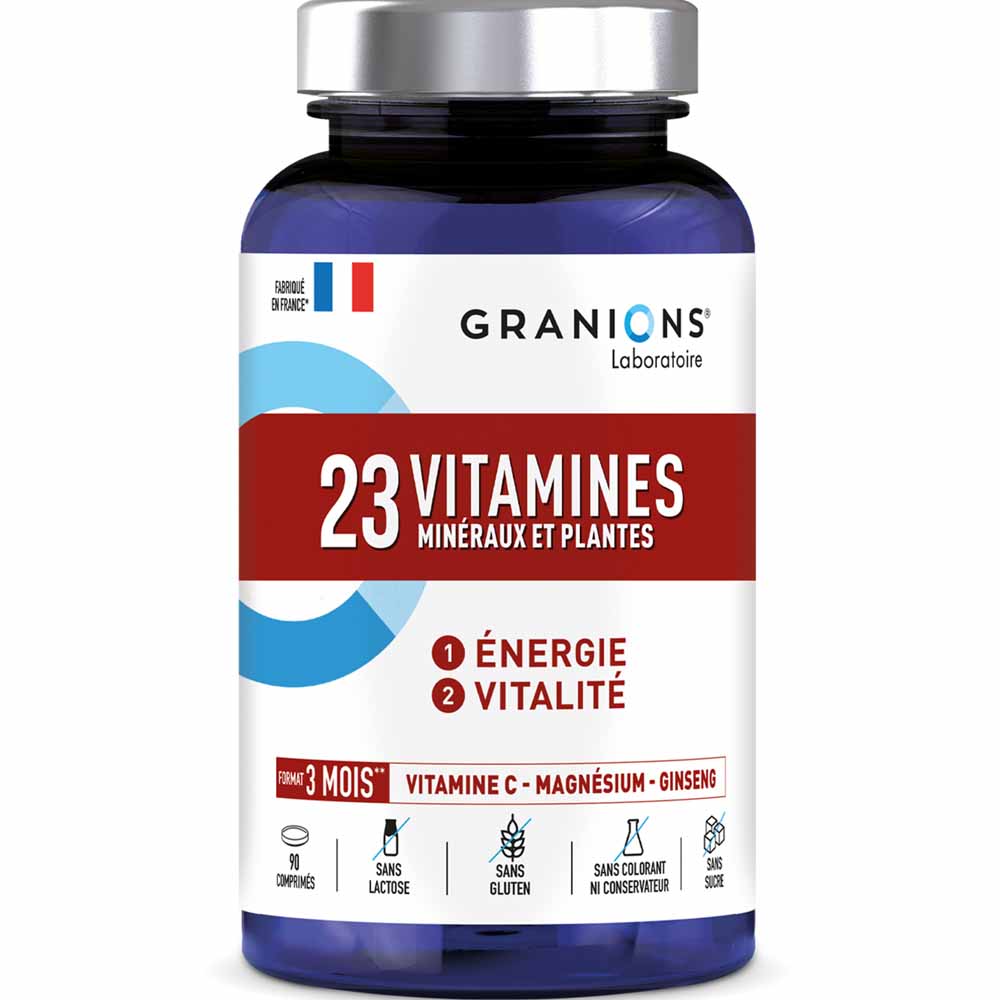 Granions 23 vitaminas, minerales y plantas 90 comprimidos