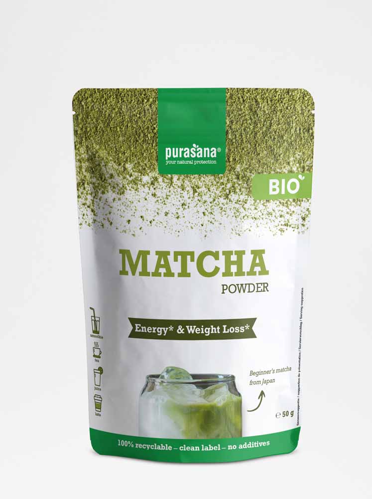 Purasana Matcha clásico en polvo 50 g