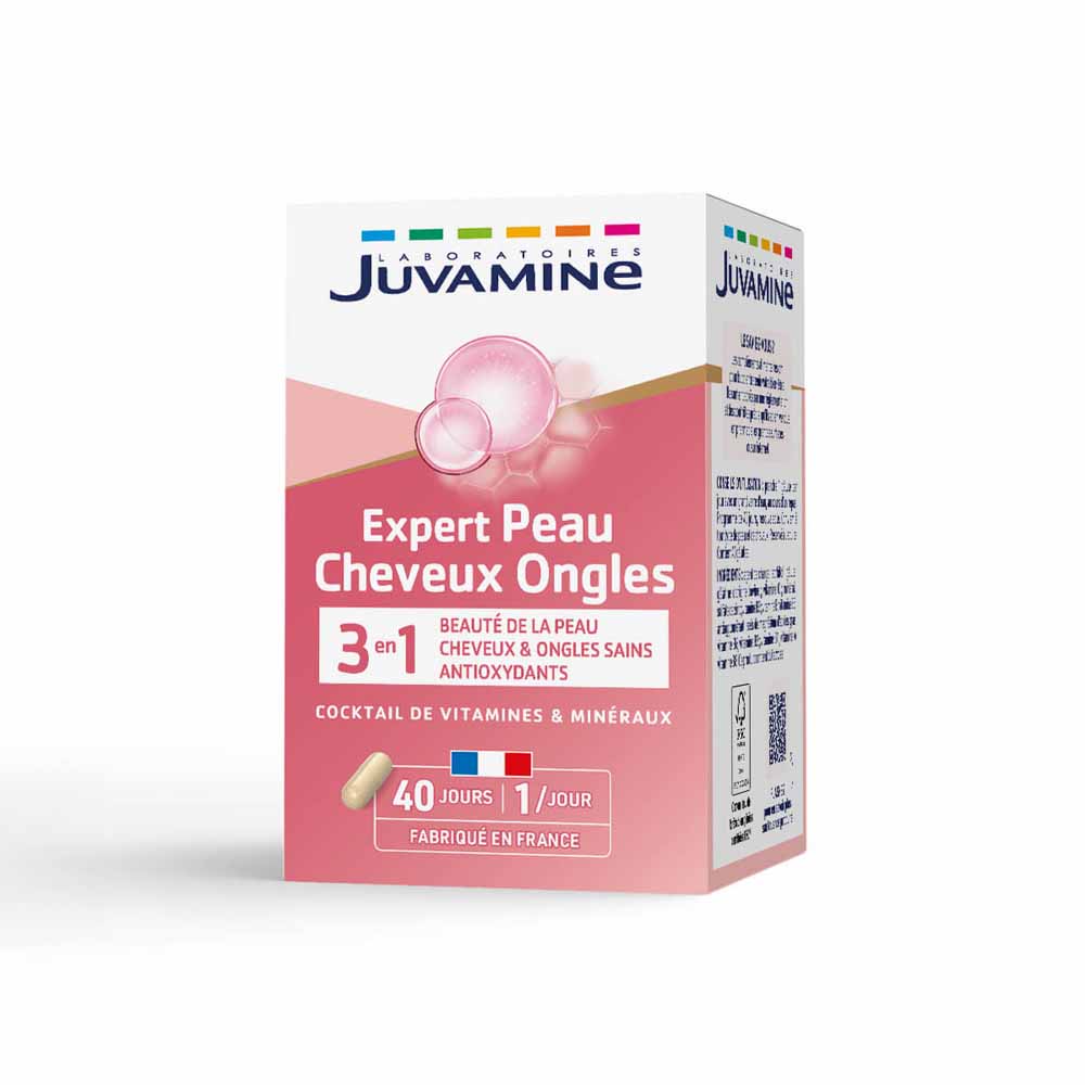 Juvamine Piel cabello y uñas 40 cápsulas