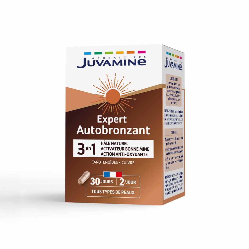 Juvamine Autobronceador experto 60 cápsulas