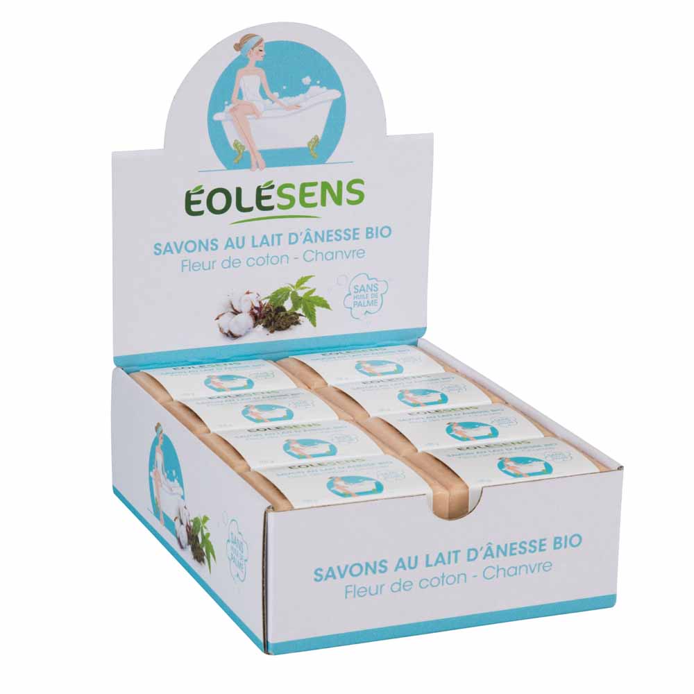 Eolesens Jabón leche de burra flores de algodón 100 g