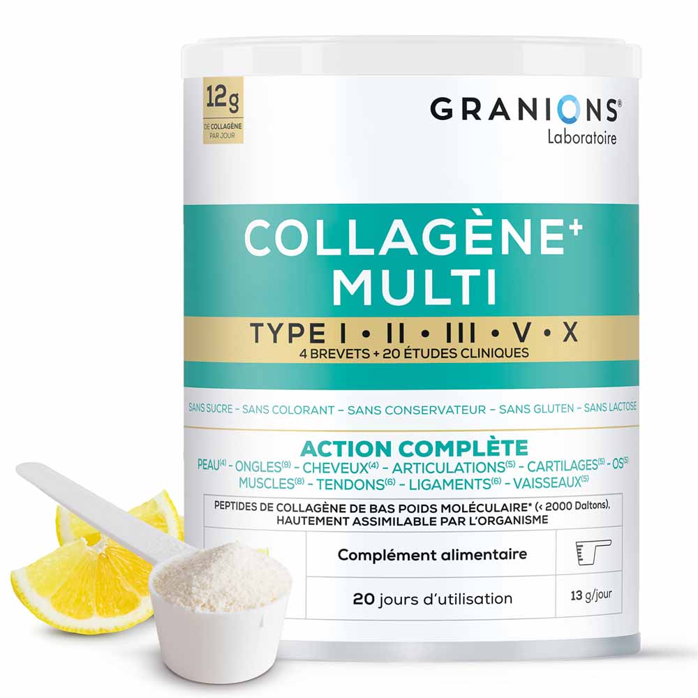 Granions Colágeno multi tipo I-II-III-V-X 275 g
