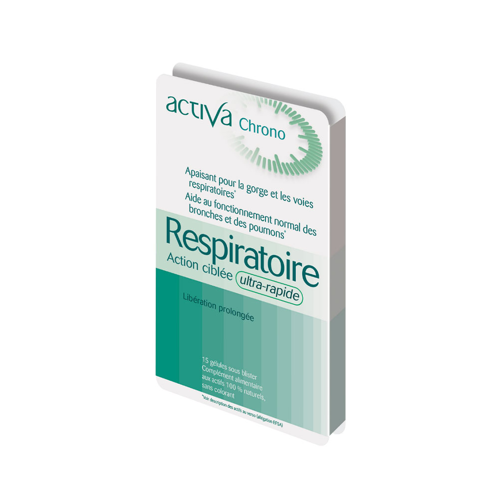 Activa Crono Respiratorio acción dirigida ultra rápida 15 cápsulas