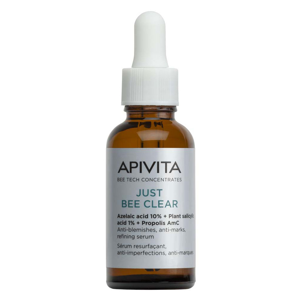 Apivita Just Bee Clear Sérum resurfacing antimperfecciones y antimanchas 30 ml