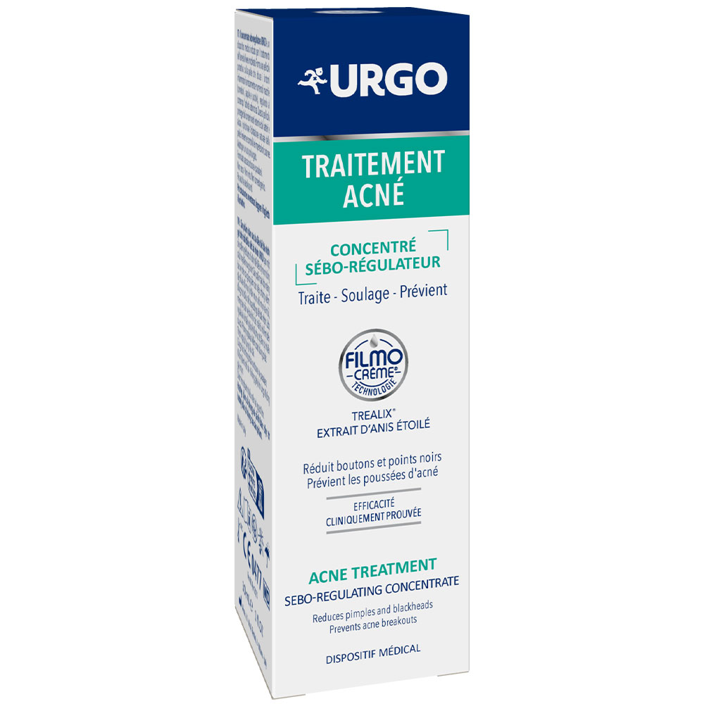 Urgo Tratamiento concentrado regulador de sebo para acné 30 ml