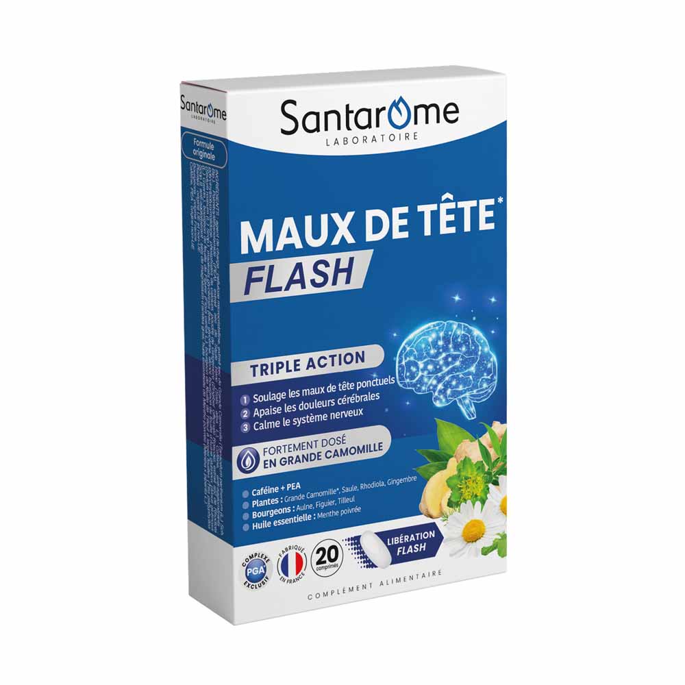 Santarome Dolor de cabeza Flash 20 comprimidos