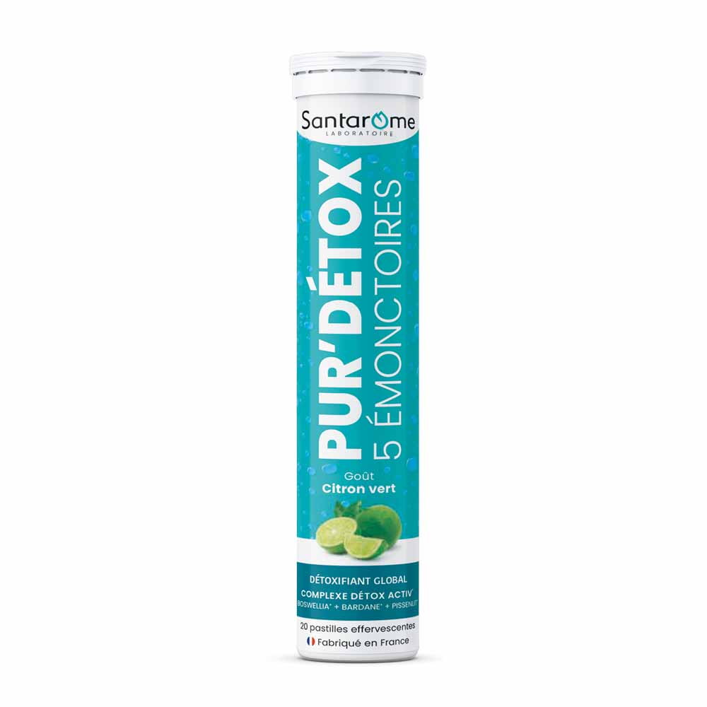 Santarome Pur'Detox 5 emuncterios 20 comprimidos efervescentes