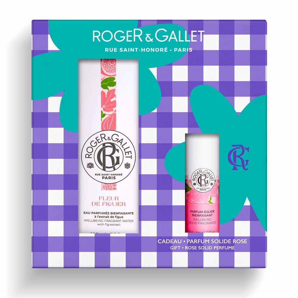 Roger & Gallet Pack Eau de Parfum Fleur de Figuier 100 ml + Perfume sólido 5 g
