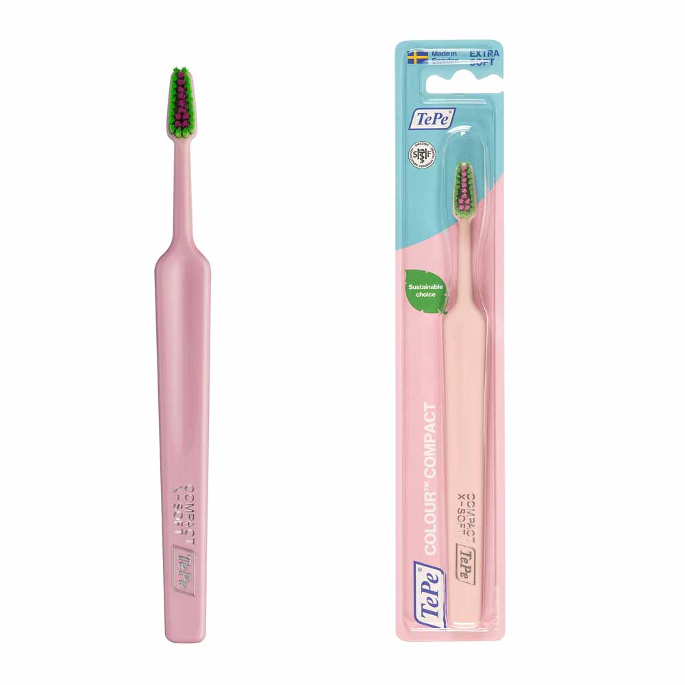 TePe Colour Soft Cepillo de dientes extra suave compacto