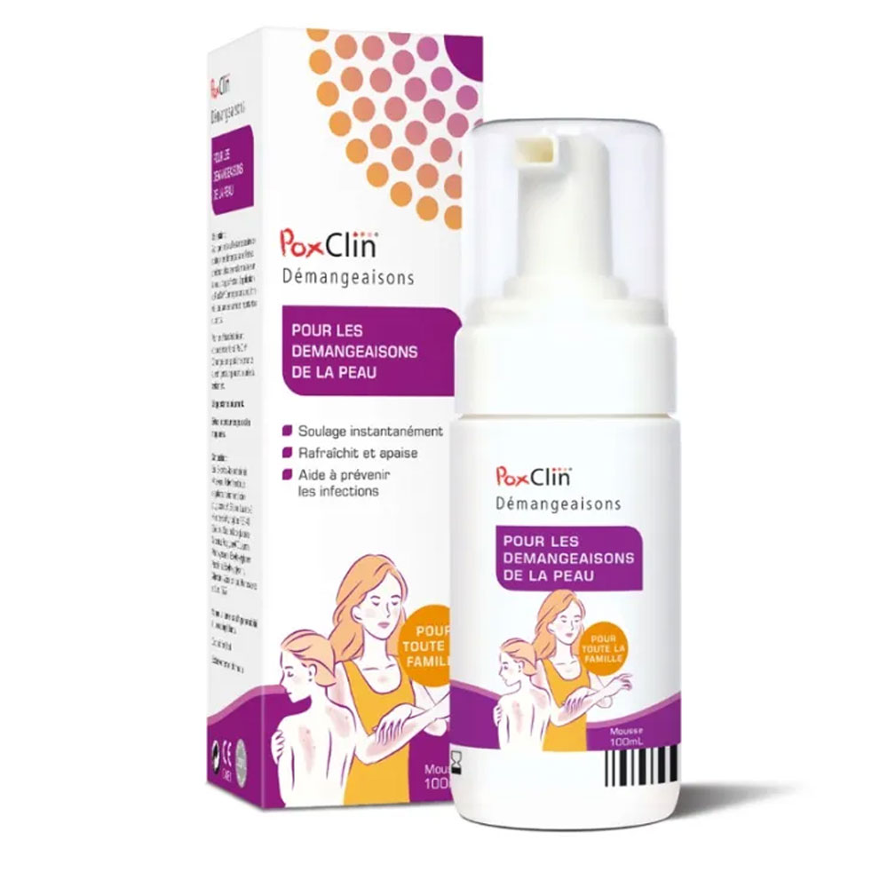 Poxclin Frasco Bomba Espuma Calmante Picores 100 ml