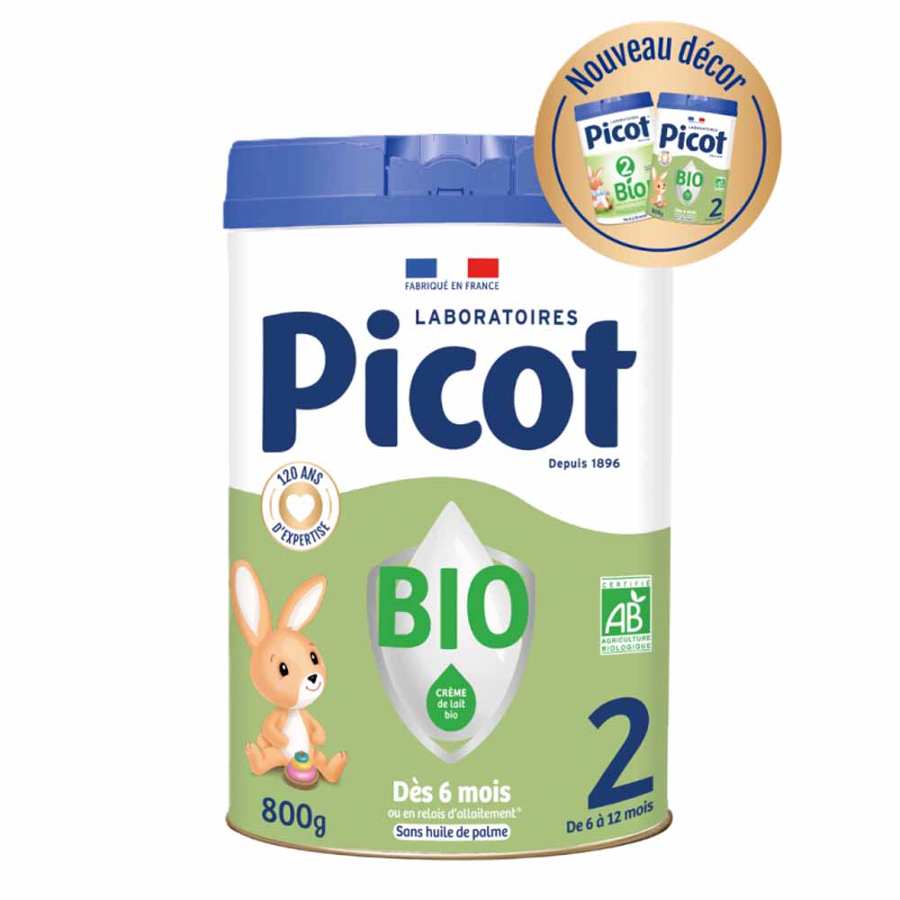 Picot Leche en polvo 6-12 meses bio 800 g