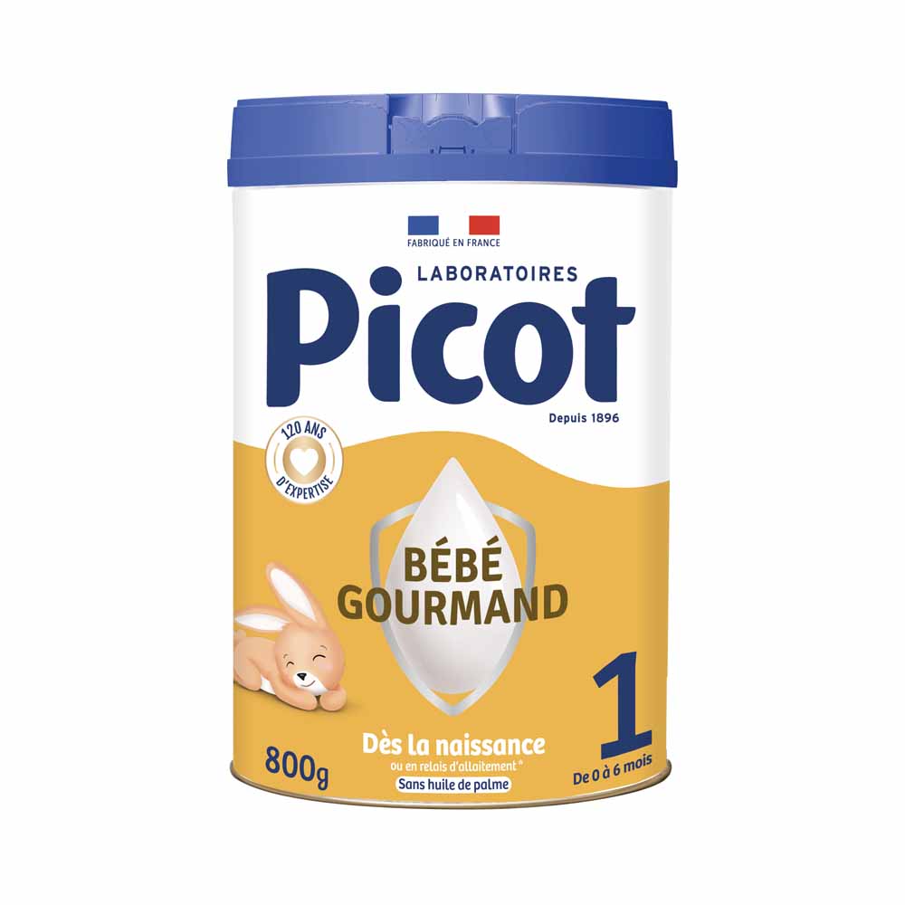 Picot Leche en polvo sin aceite de palma bebé gourmand 1 800 g