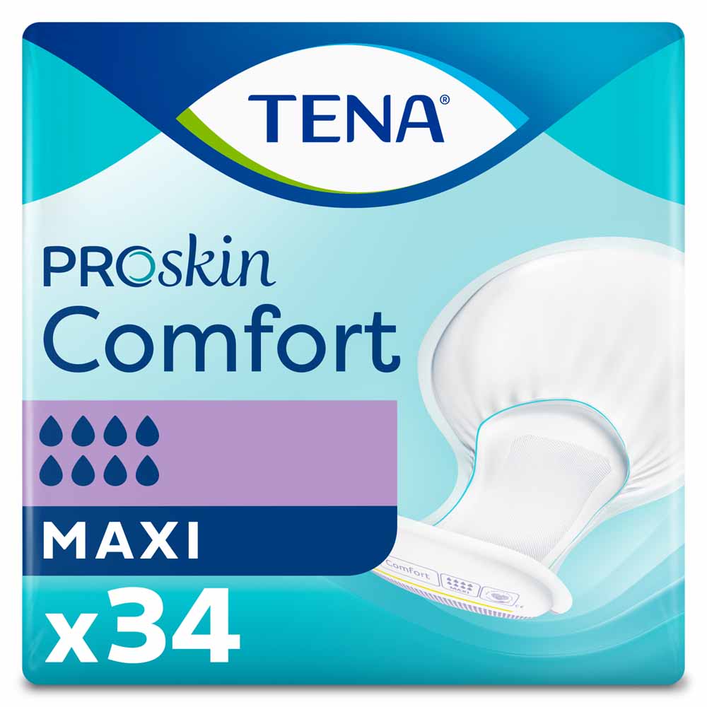 Tena Comfort ProSkin protección anatómica maxi 2 x 34 unidades