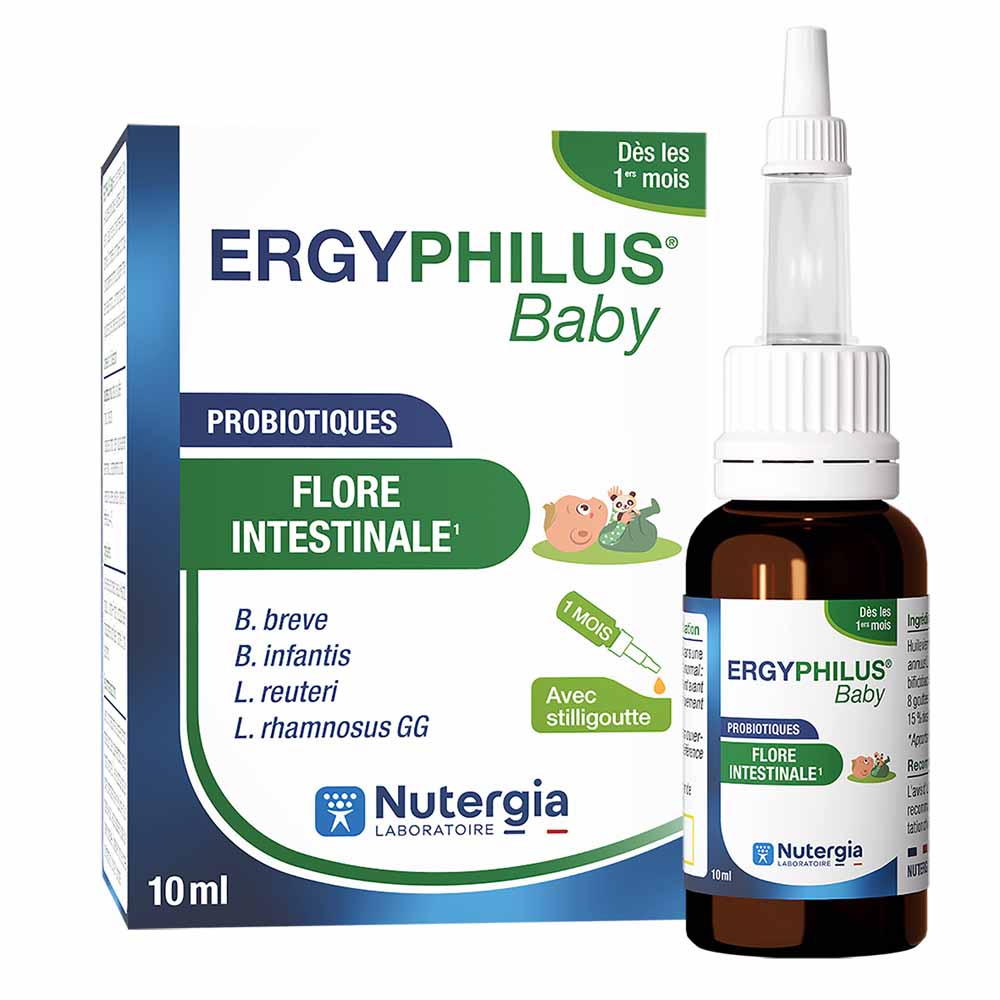 Nutergia Ergyphilus Microbiota Baby gotas a partir de 1 mes 10 ml