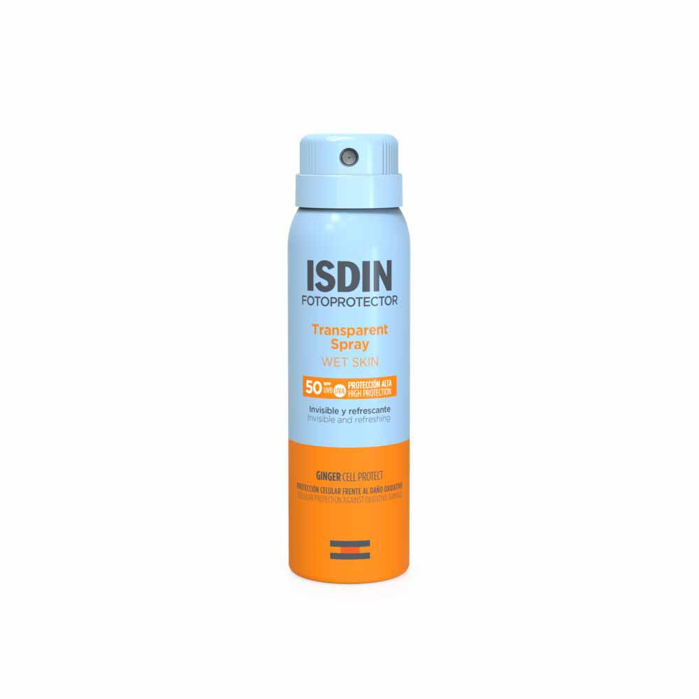 Isdin Fotoprotector Spray transparente piel húmeda SPF50 100 ml