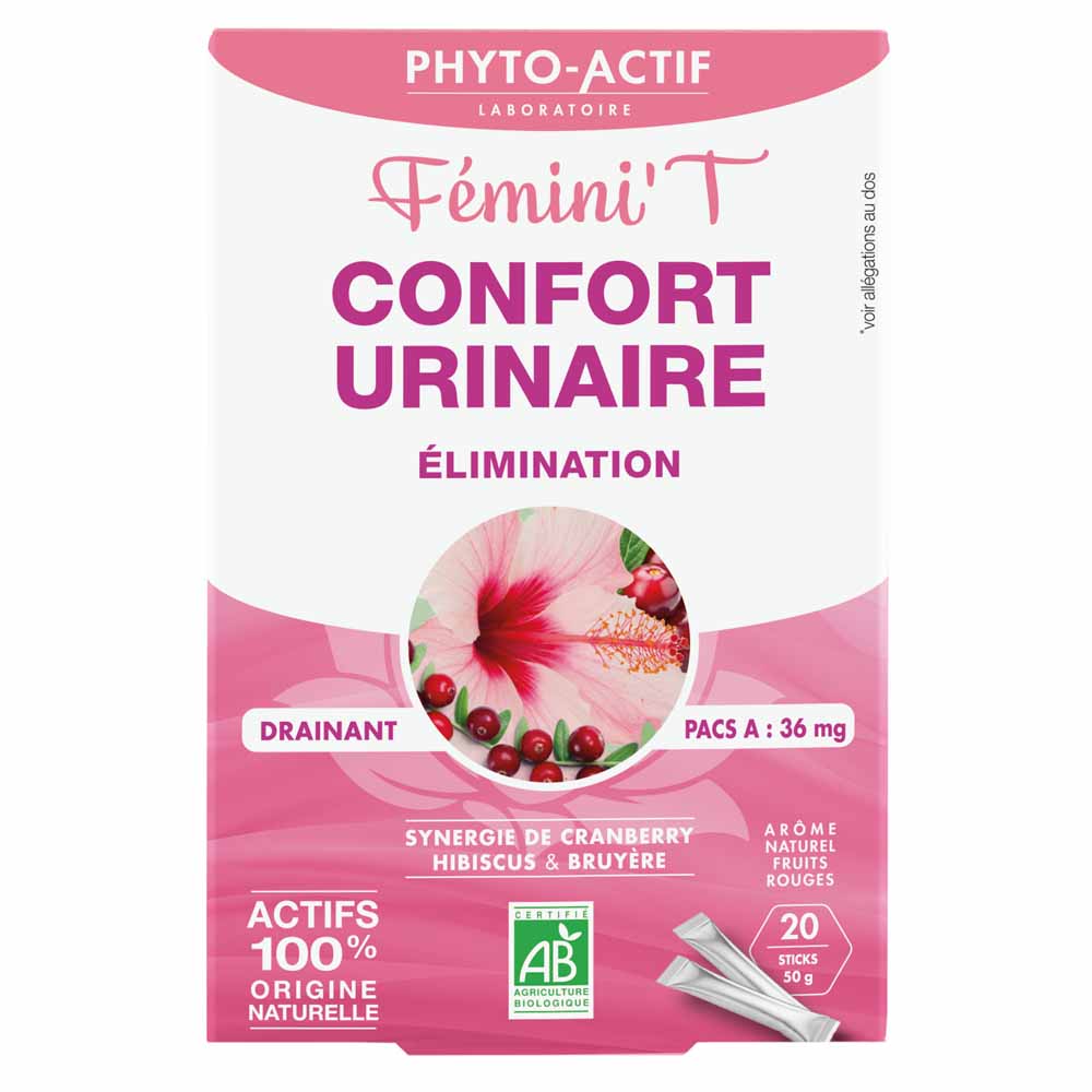 Phyto-Actif Femini't confort urinario 20 sticks