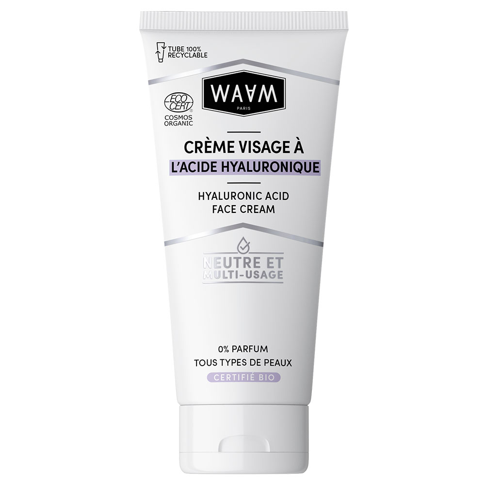 Waam Crema facial con ácido hialurónico 75 ml
