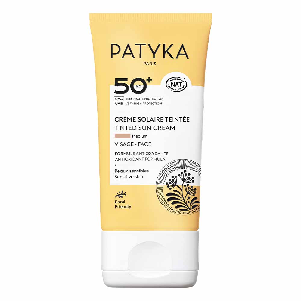 Patyka Solar Crema solar con color SPF50+ tono medio todos los tipos de piel 40 ml