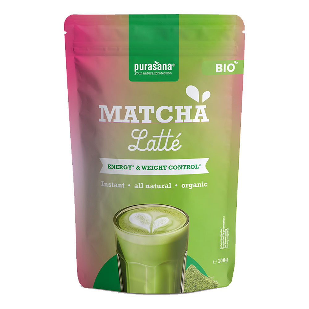 Purasana Matcha latte instantáneo 100 g