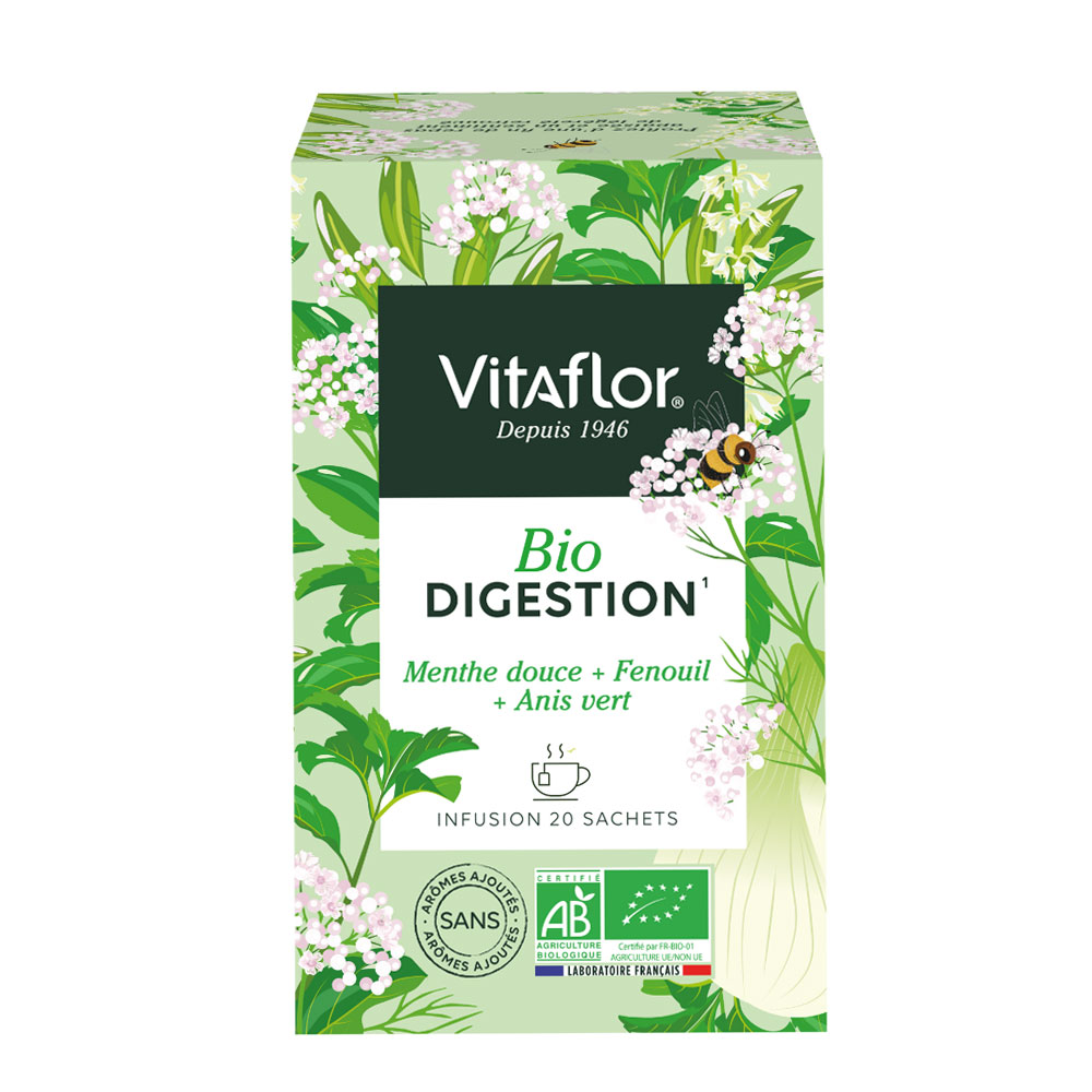Vitaflor Infusión digestión bio 20 sobres