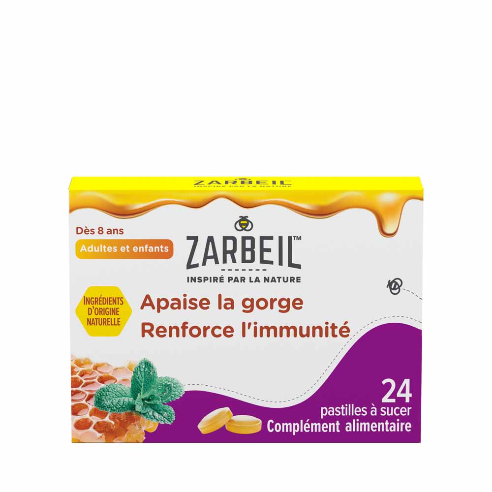 Zarbeil Alivia la garganta 24 pastillas