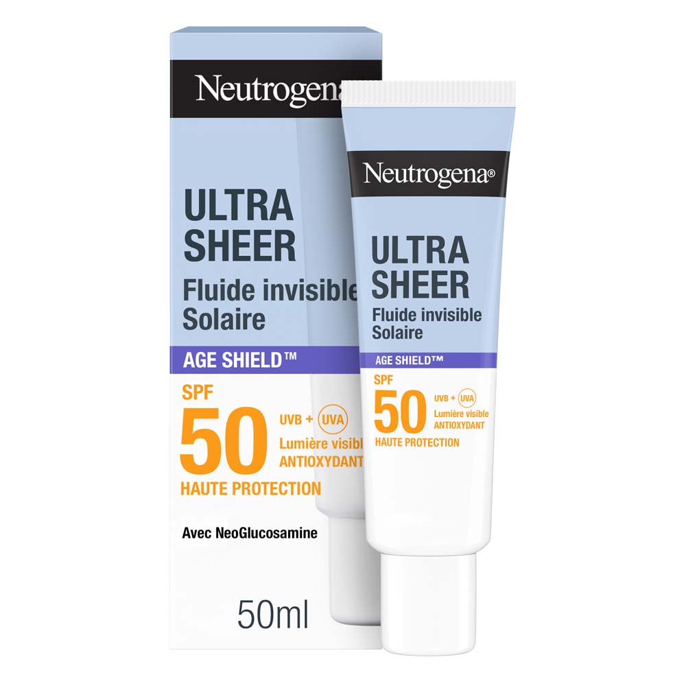 Neutrogena Ultra Sheer Fluido solar invisible antiedad SPF50 50 ml