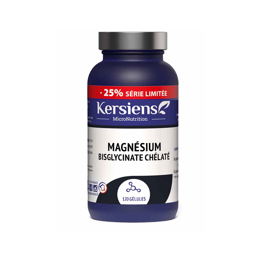 Kersiens Magnésium bisglicinato quelado 120 cápsulas
