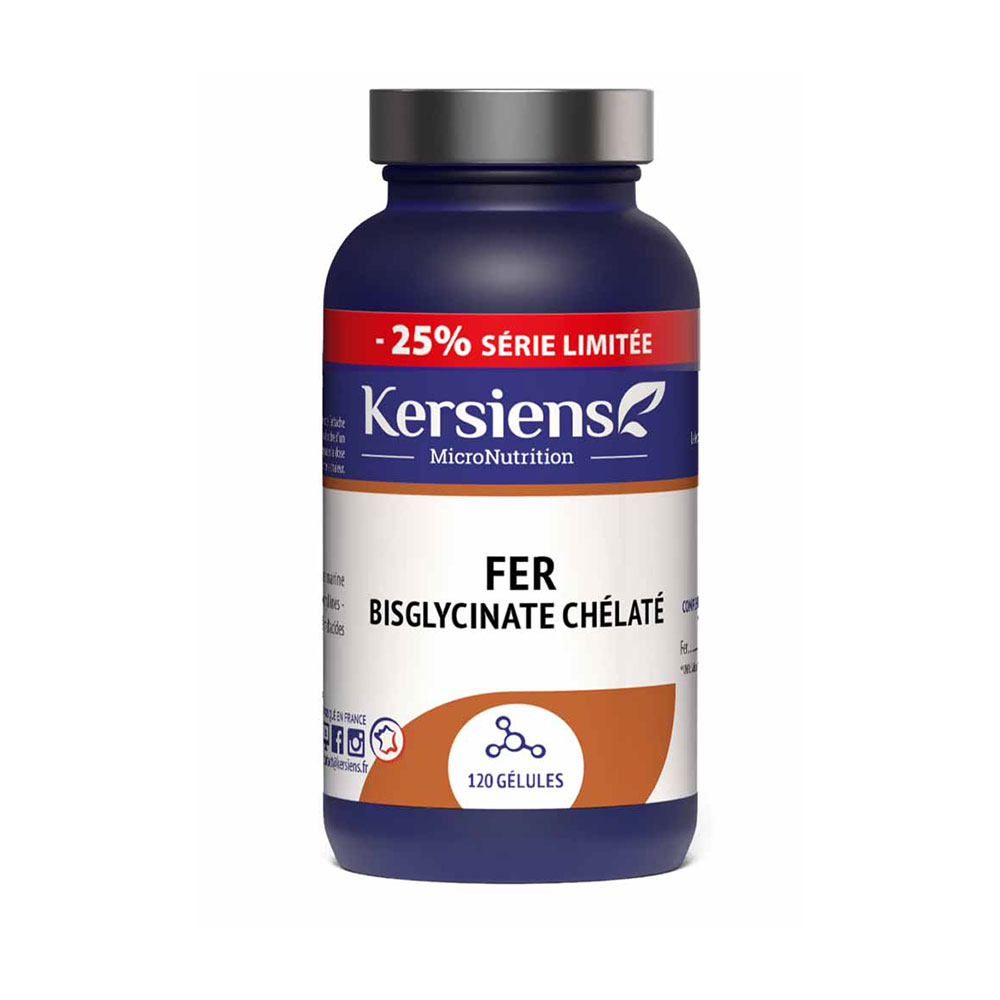 Kersiens Bisglicinato de hierro quelado 120 gélules