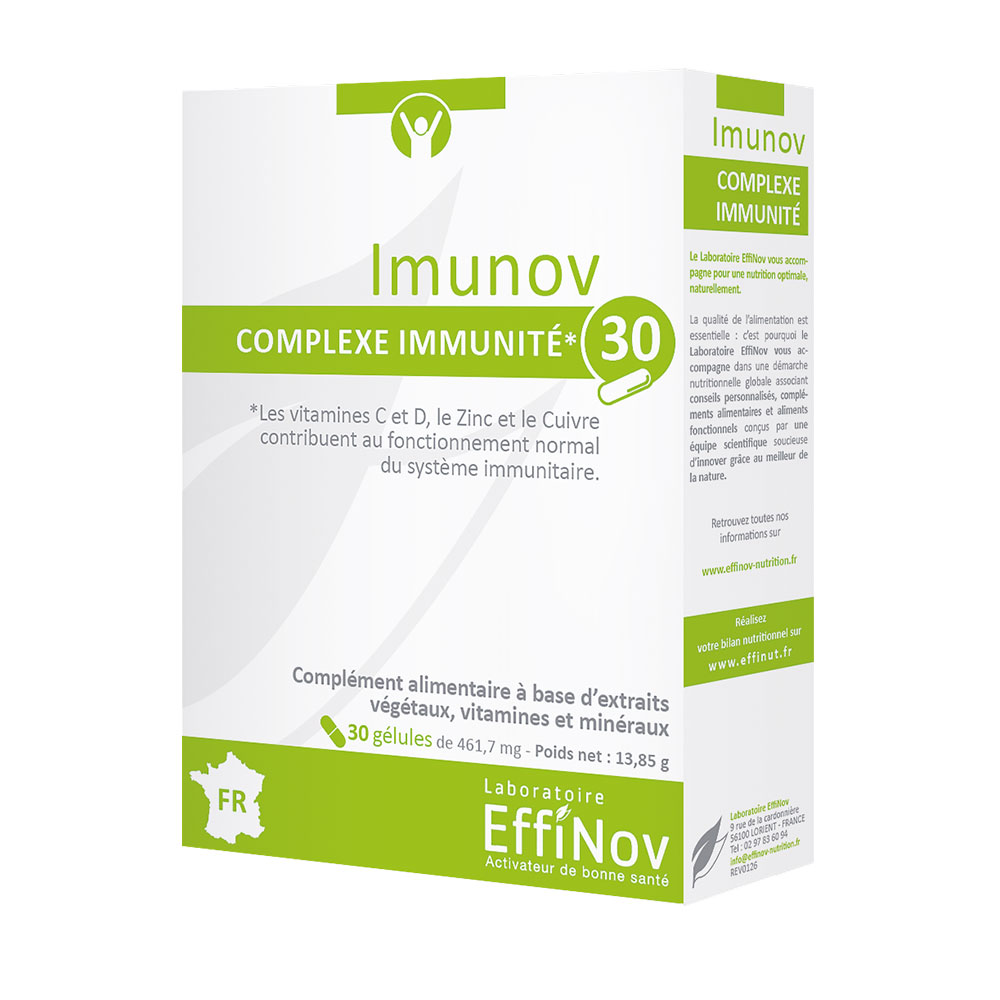 Effinov Nutrition Imunov complejo inmunidad 30 cápsulas