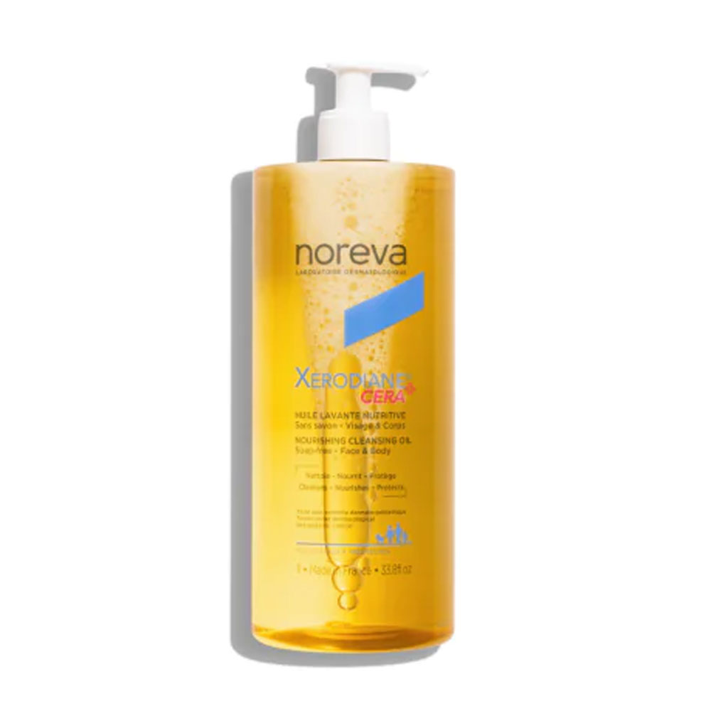 Noreva Xerodiane Cera+ Aceite limpiador nutritivo para rostro y cuerpo 1 l
