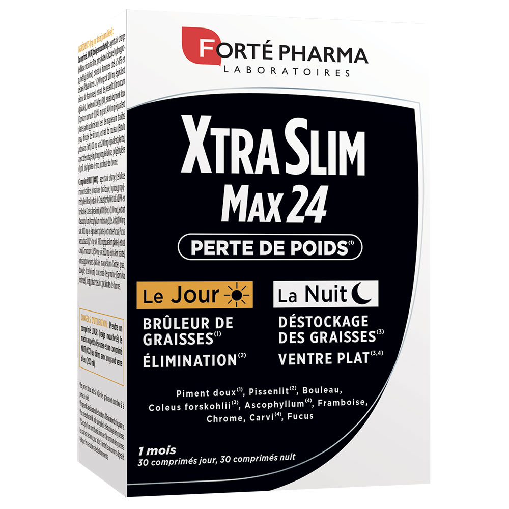 Forté Pharma XtraSlim Max Pérdida de peso día y noche 60 comprimidos
